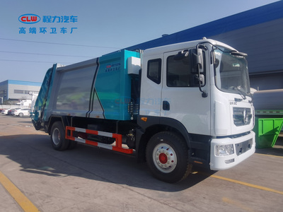 4，东风D9压缩垃圾车马卡龙色