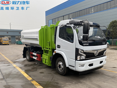 多利卡侧挂桶式垃圾车