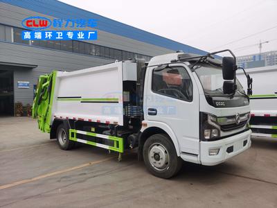3，东风大多利卡压缩垃圾车