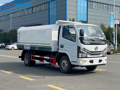 密封式东风多利卡垃圾车