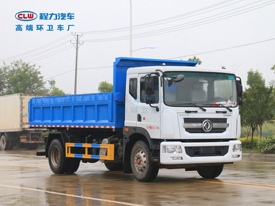东风D9自卸式垃圾车（带翼展）